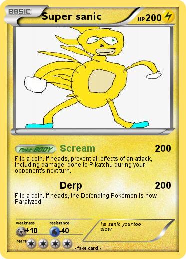 Pokemon Super sanic