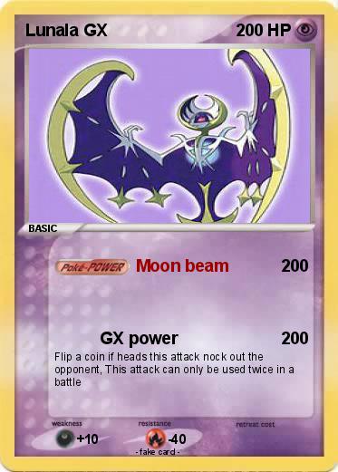 Pokemon Lunala GX