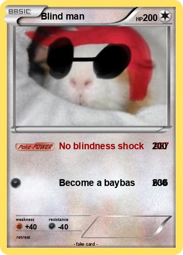 Pokemon Blind man