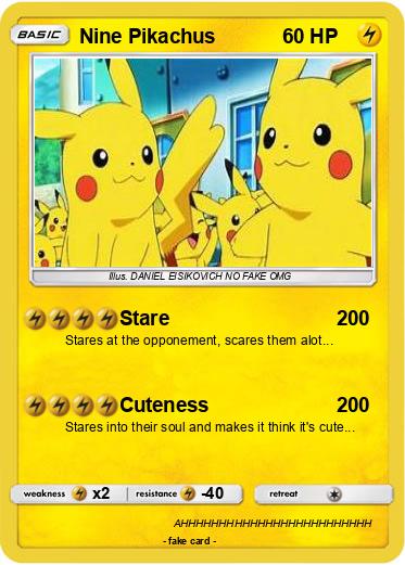 Pokemon Nine Pikachus