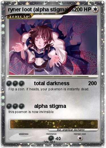 Pokemon ryner loot (alpha stigma)