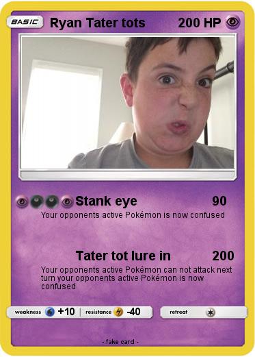 Pokemon Ryan Tater tots