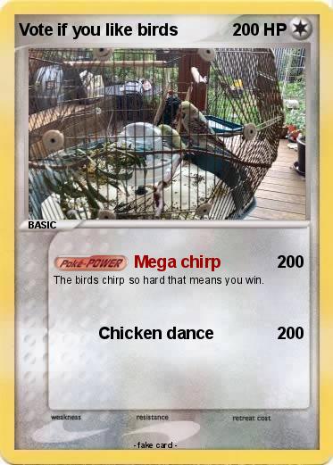 Pokemon Vote if you like birds