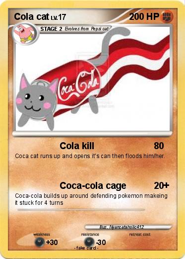 Pokemon Cola cat