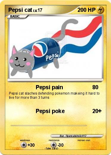 Pokemon Pepsi cat