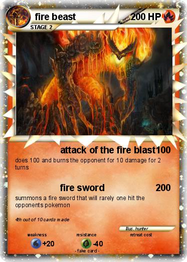 Pokemon fire beast