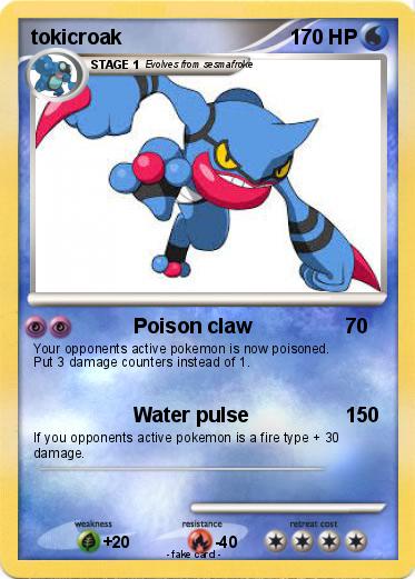 Pokemon tokicroak