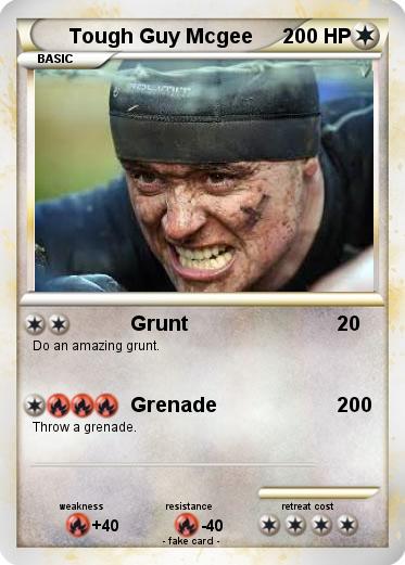 Pokemon Tough Guy Mcgee