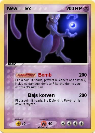 Pokemon Mew      Ex