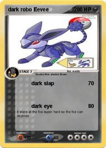 Pokemon dark robo Eevee