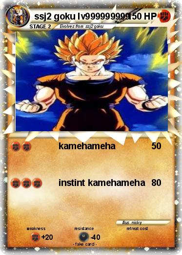 Pokemon ssj2 goku lv999999999