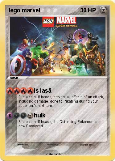 Pokemon lego marvel