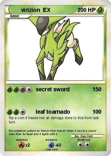 Pokemon virizion  EX