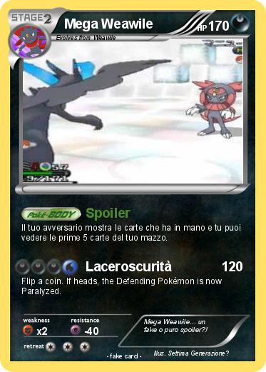 Pokemon Mega Weawile