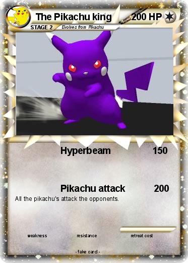 Pokemon The Pikachu king