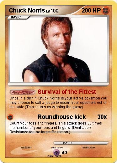 Pokemon Chuck Norris