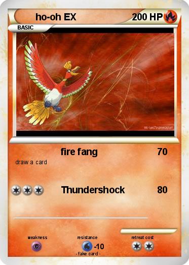 Pokemon ho-oh EX