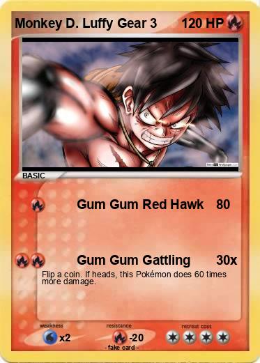 Pokemon Monkey D. Luffy Gear 3
