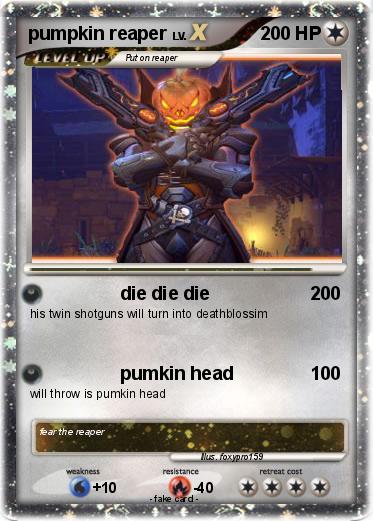 Pokemon pumpkin reaper