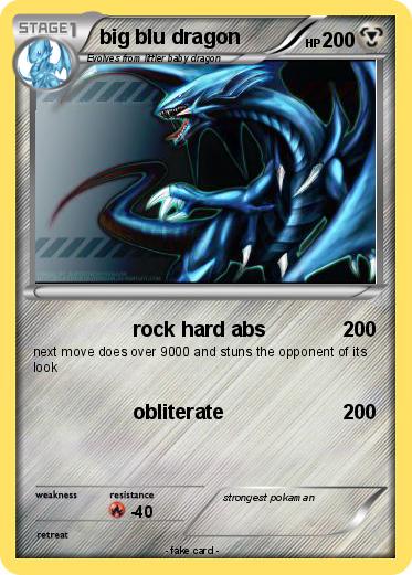 Pokemon big blu dragon