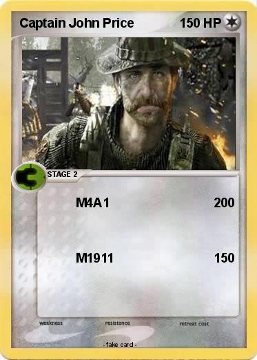 Pokemon Captain John Price