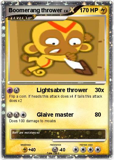 Pokemon Boomerang thrower