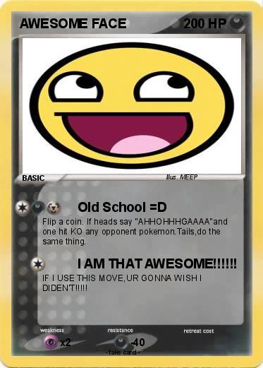 Pokemon AWESOME FACE