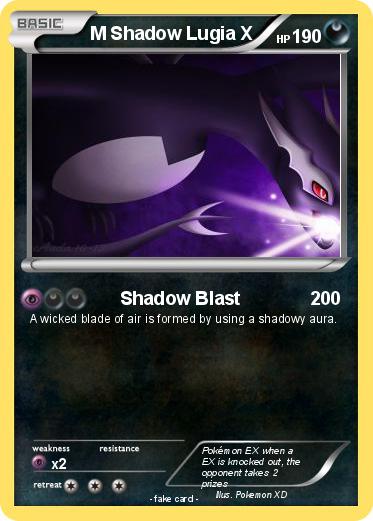Pokemon M Shadow Lugia X