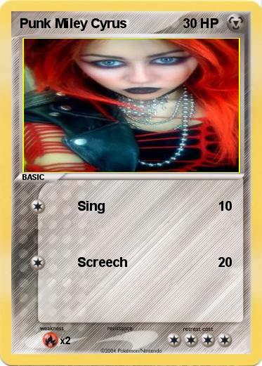 Pokemon Punk Miley Cyrus