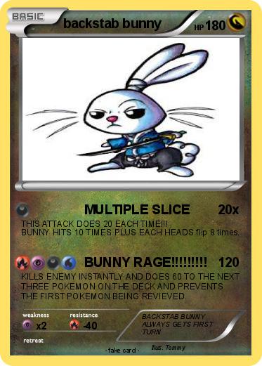 Pokemon backstab bunny