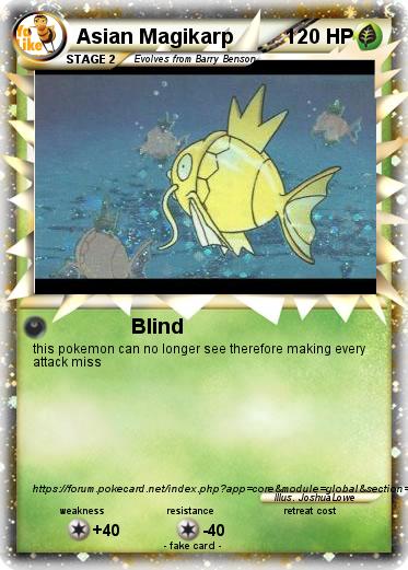 Pokemon Asian Magikarp