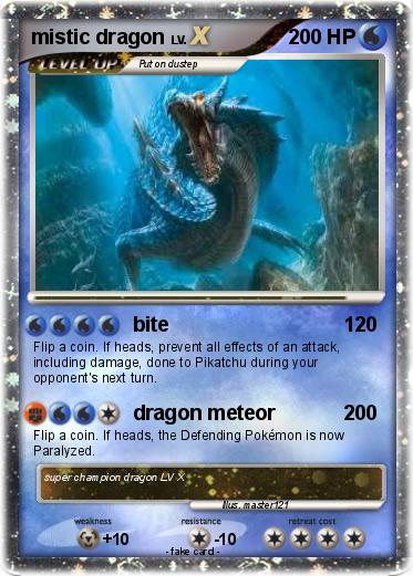Pokemon mistic dragon