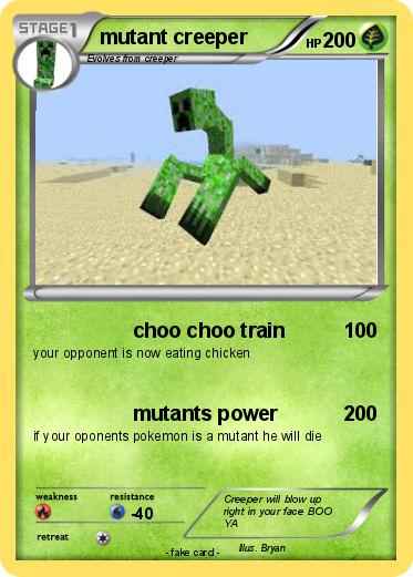 Pokemon mutant creeper
