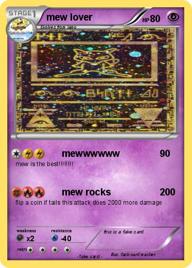 Pokemon mew lover