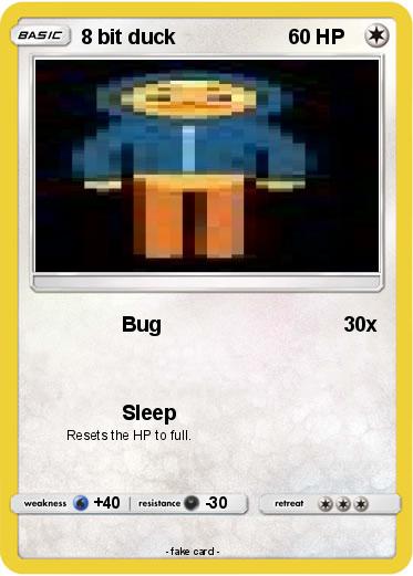 Pokemon 8 bit duck