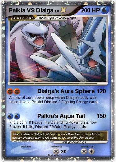 Pokemon Palkia VS Dialga