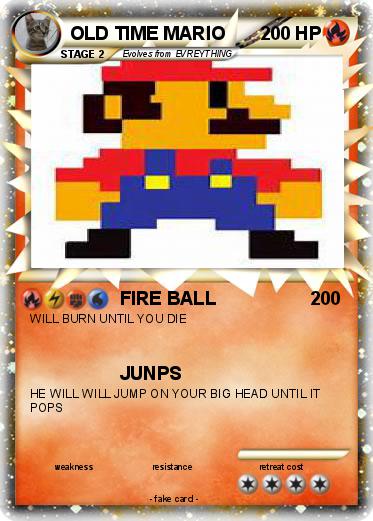 Pokemon OLD TIME MARIO