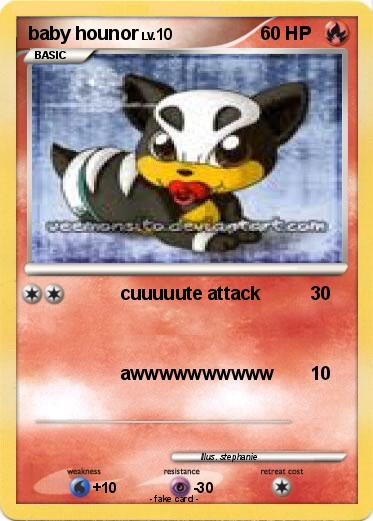 Pokemon baby hounor