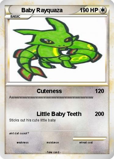 Pokemon Baby Rayquaza