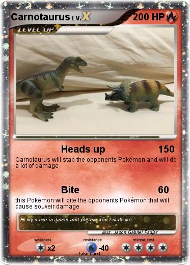 Pokemon Carnotaurus