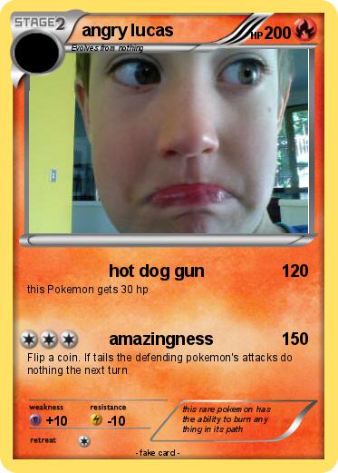 Pokemon angry lucas