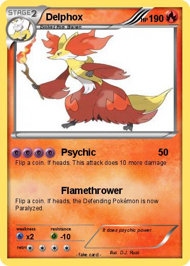 Pokemon Delphox