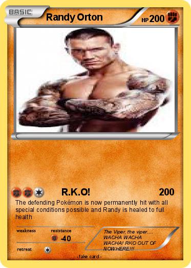 Pokemon Randy Orton