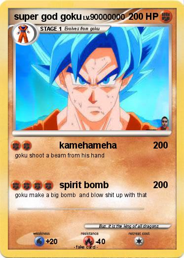 Pokemon super god goku