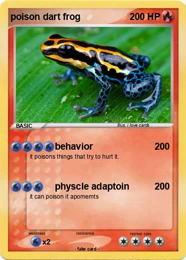 Pokemon poison dart frog