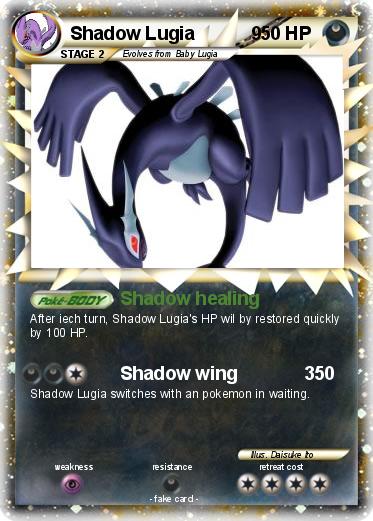 Pokemon Shadow Lugia           9