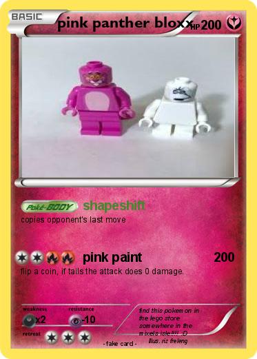 Pokemon pink panther bloxx