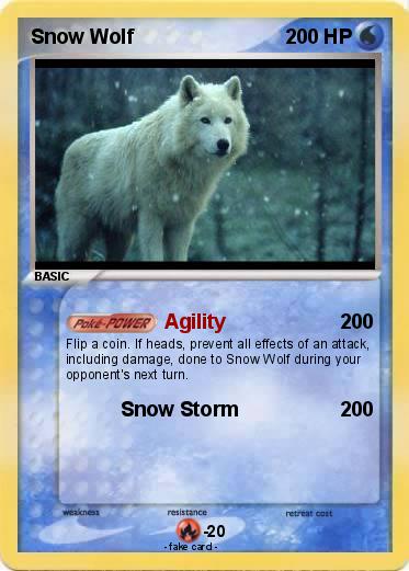 Pokemon Snow Wolf