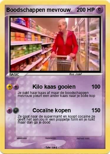 Pokemon Boodschappen mevrouw