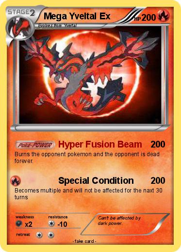 Pokemon Mega Yveltal Ex